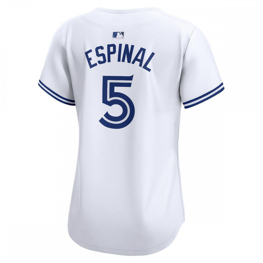 Santiago Espinal Toronto Blue Jays Women's Home Limited Player Jersey - White-Pro Kit Vault | Brand New 26/27 Sports Jerseys